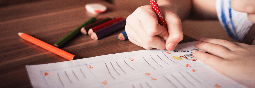 Children Writing